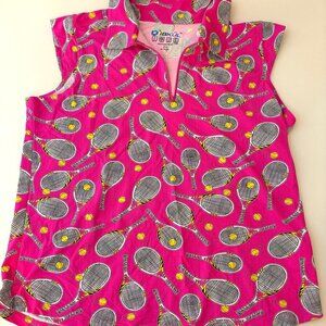 NWOT IBKUL Women's Venus Skin Print Sleeveless Polo Tennis Golf XL
